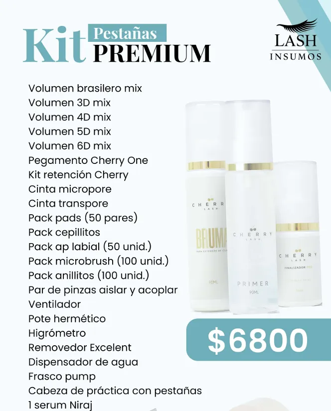Kit Pestañas Premium