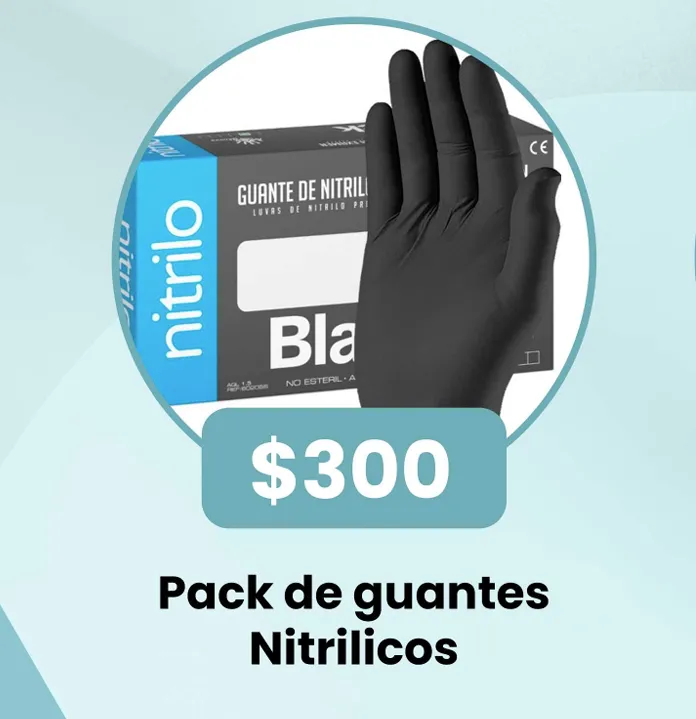 Pack de guantes nitrílicos
